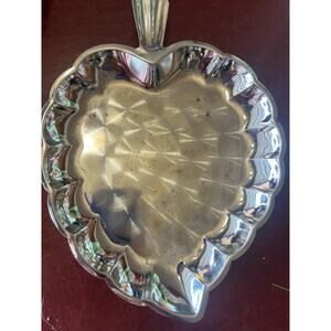 Vintage Silverplated Leaf Appetizer Serving Platter